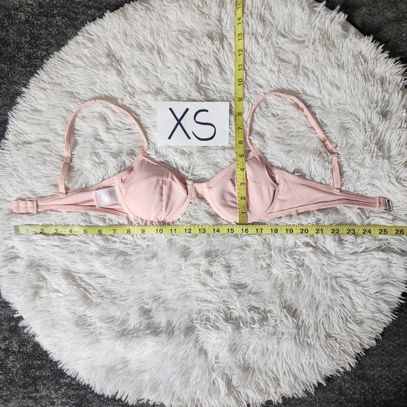 NWOT Pink Shimmery Xhilaration Bikini Top - Picture 7 of 9